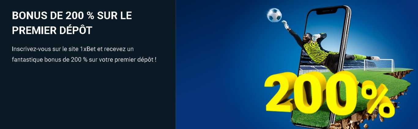 1xBet first deposit bonus